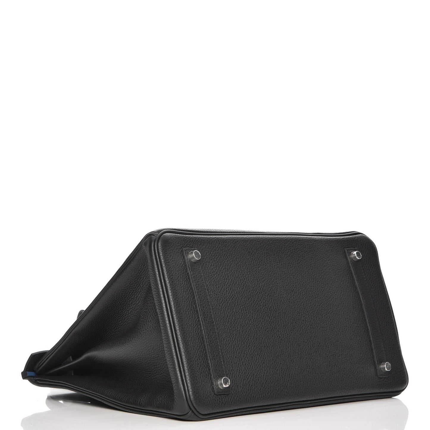 Togo Birkin 35 Black Bleu Agate
