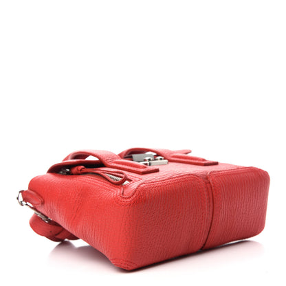 3.1 Phillip Lim Textured Calfskin Mini Pashli Satchel Red 4 of 10