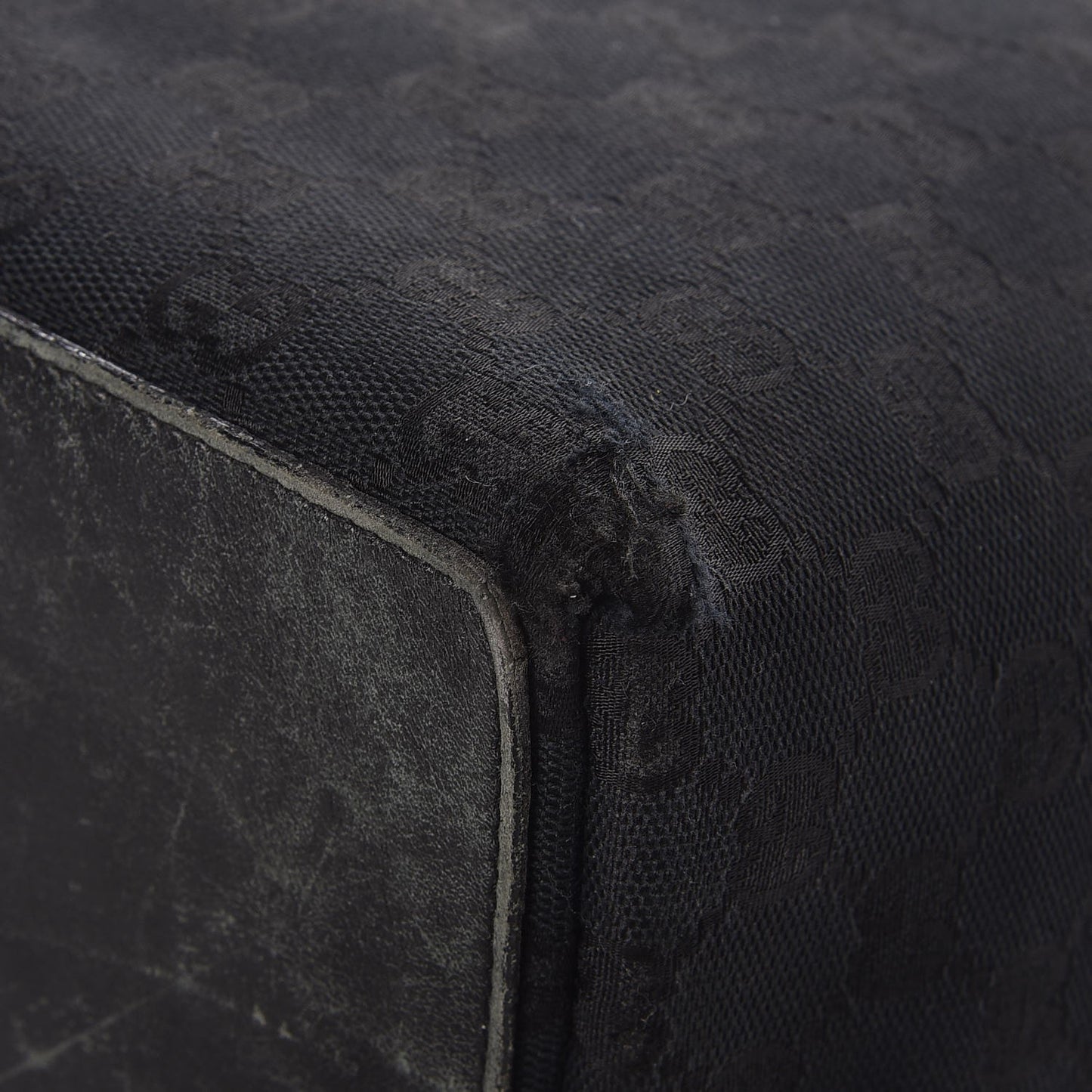 Monogram Large Tote Black