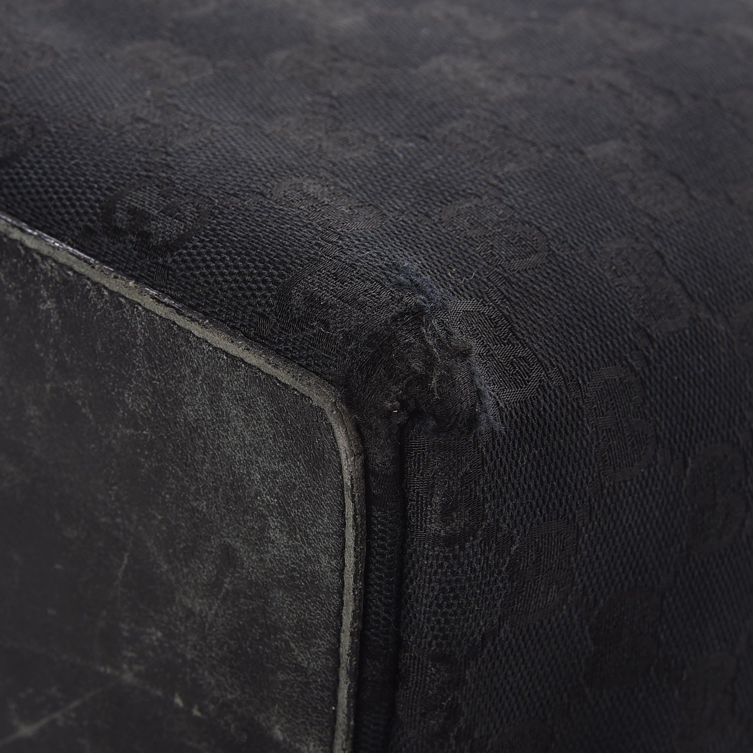 Gucci Monogram Large Tote Black 8 of 12