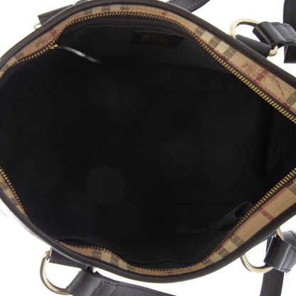 Burberry Haymarket Check Medium Regent Tote Chocolate 5 of 12