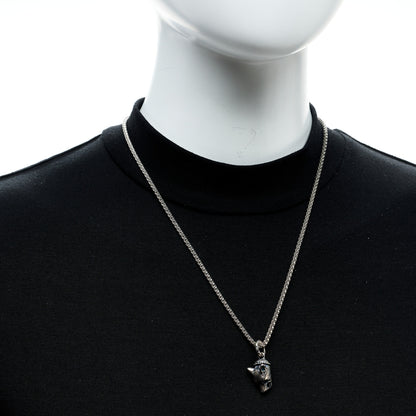 Gucci Sterling Silver Anger Forest Wolf Head Necklace 2 of 7