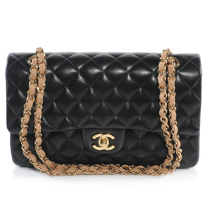 Chanel Lambskin Double Flap Medium Black 1 of 8