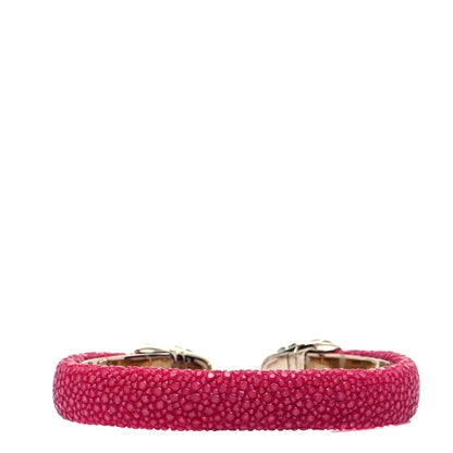 Bulgari Galuchat Serpenti Forever Bracelet Pink 1 of 5
