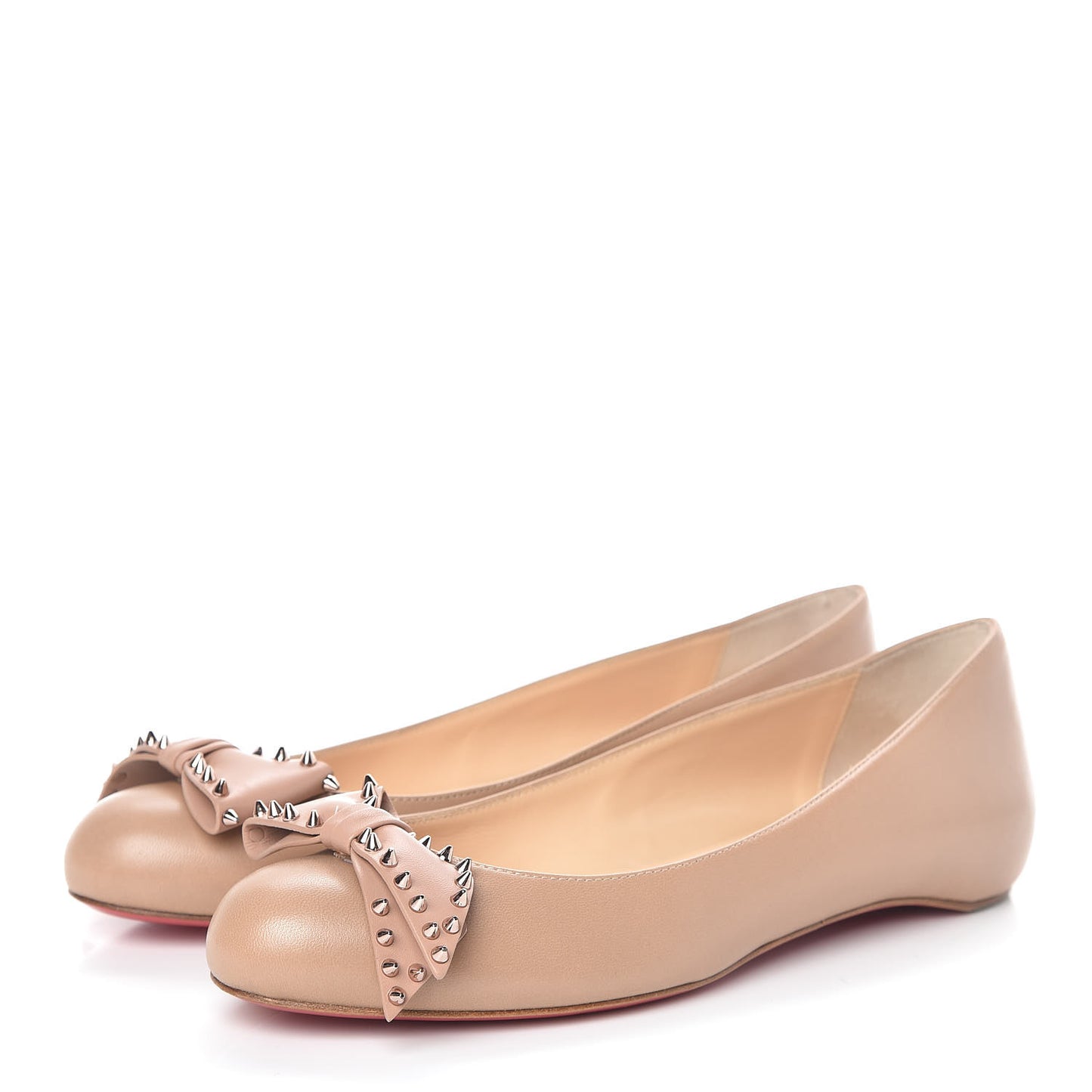 Nappa Ballalarina Flats 36 Nude