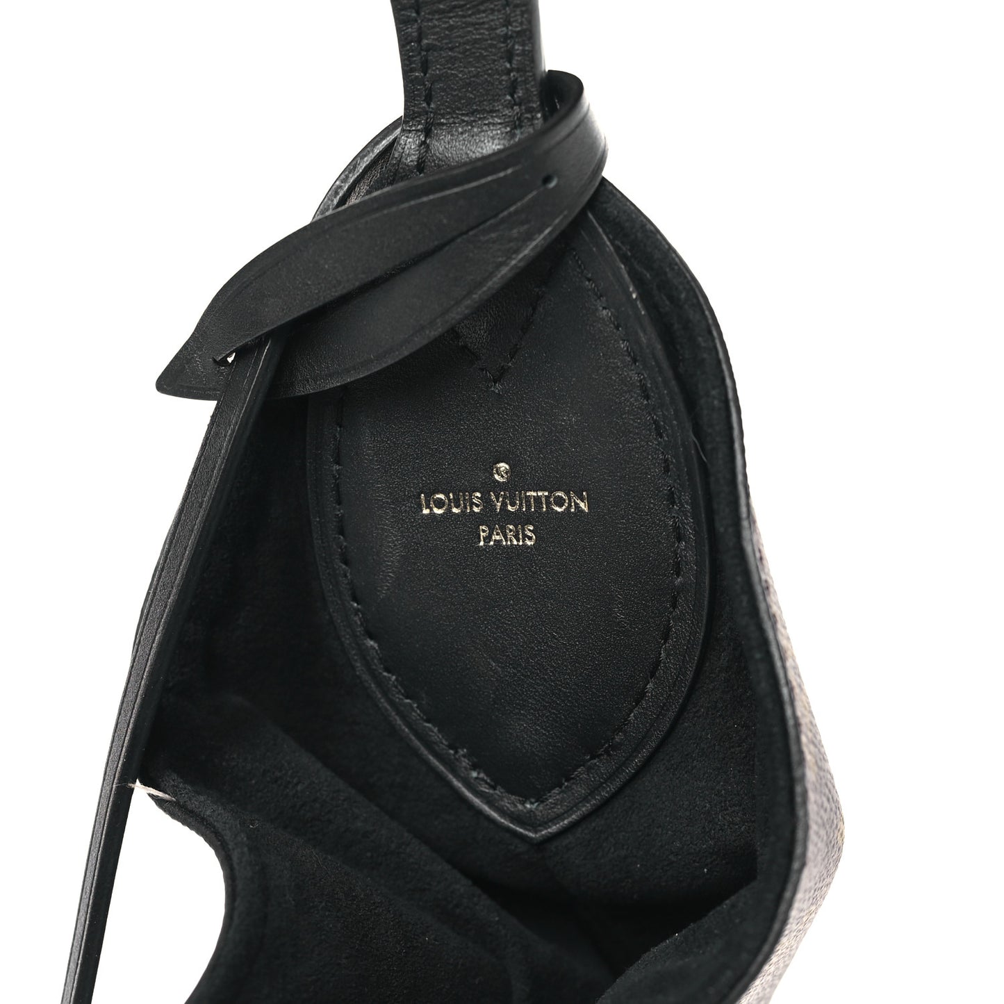 Monogram Flower Hobo Black