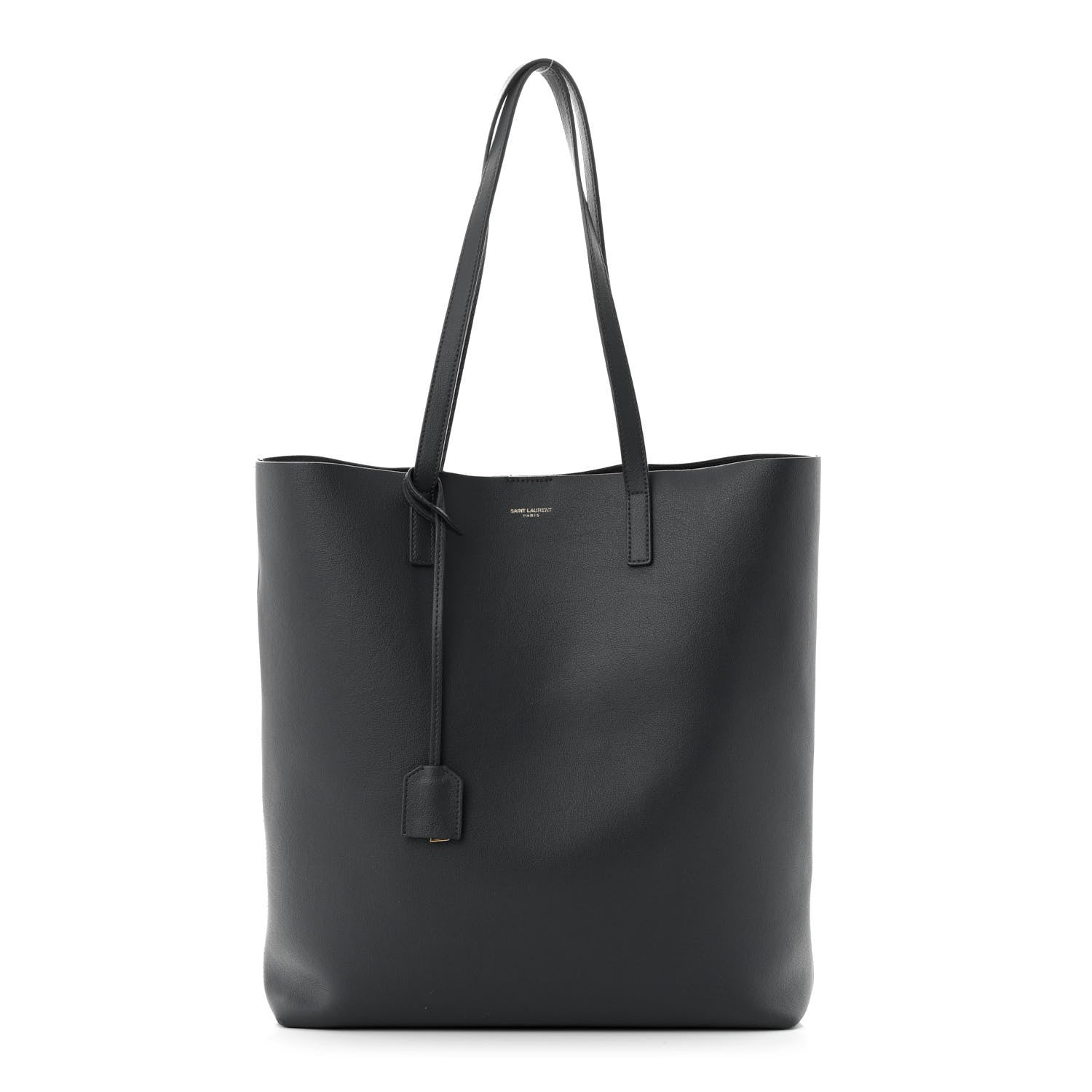 Saint Laurent Calfskin Medium Shopping Tote Fog 3 of 11