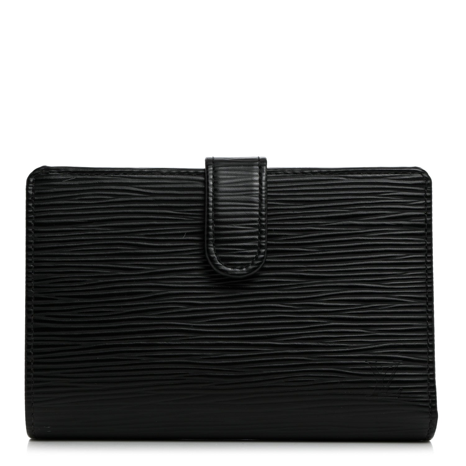Louis Vuitton Epi French Purse Wallet Black 1 of 8