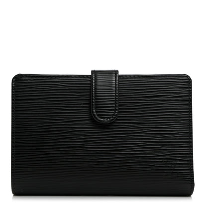 Louis Vuitton Epi French Purse Wallet Black 1 of 8
