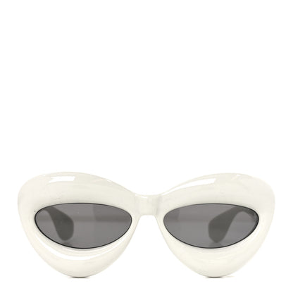 Loewe Acetate Inflated Cat-Eye Sunglasses LW40097I White 2 of 7