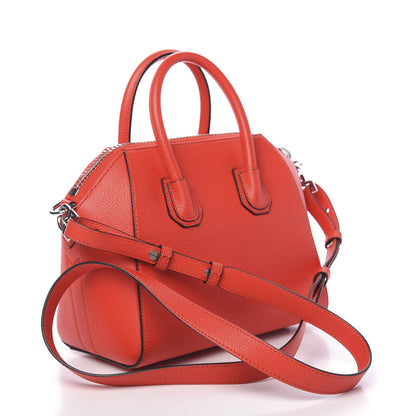 Givenchy Sugar Goatskin Mini Antigona Medium Red 3 of 10