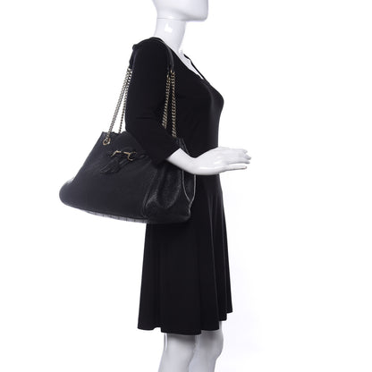 Gucci Guccissima Medium Emily Shoulder Bag Black 2 of 9