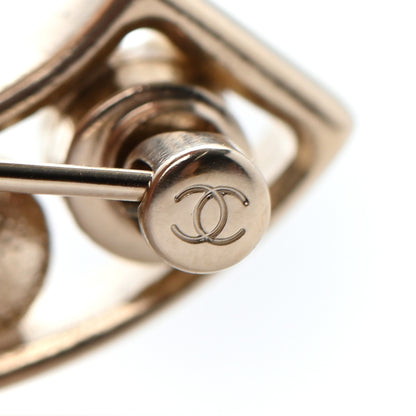 Chanel Pearl CC Brooch Light Gold 7 of 7