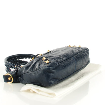 Balenciaga Agneau Giant 12 Gold Hardware Town Bleu Obscur 4 of 7
