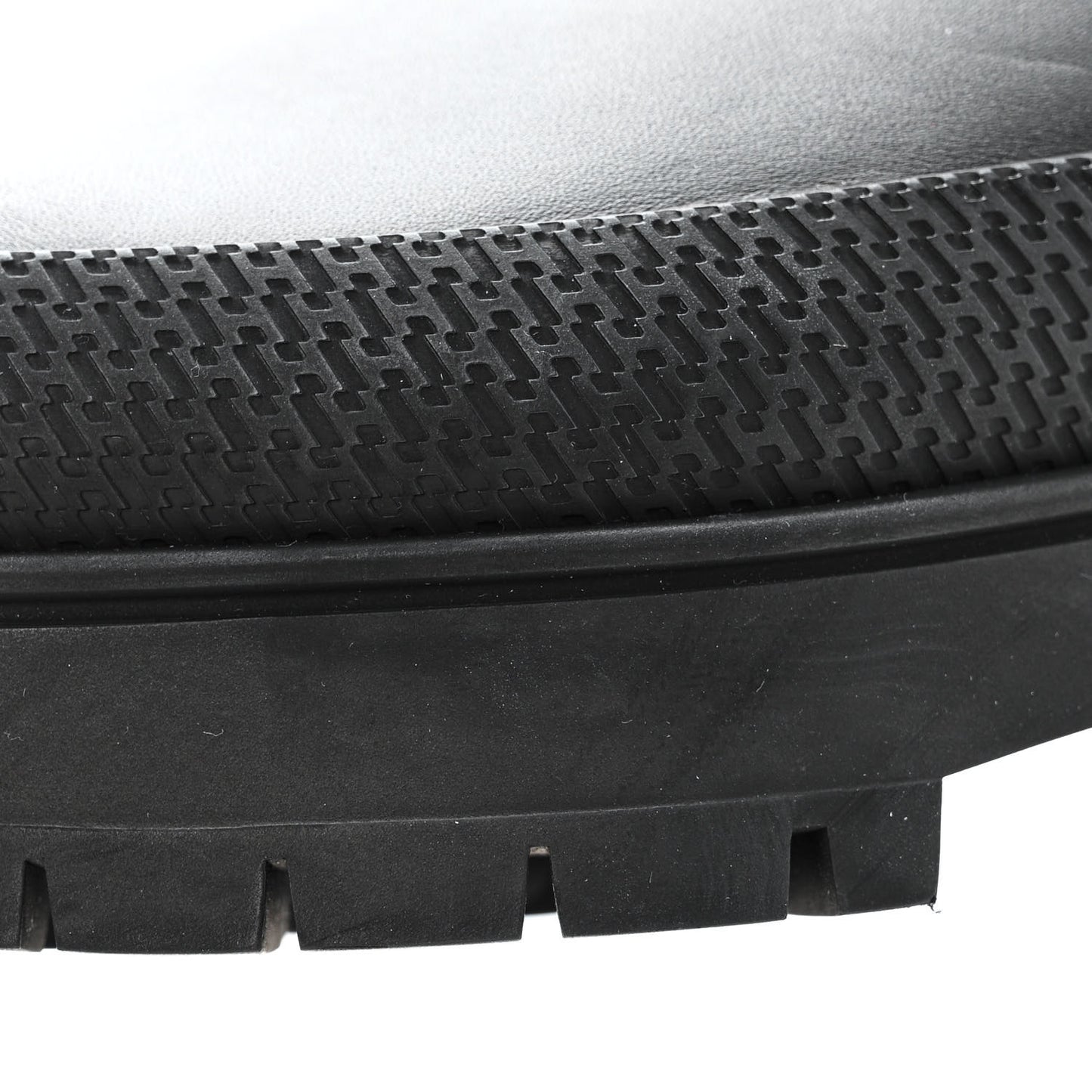 Suede Goatskin Quilted Fuji Boots 40 Black