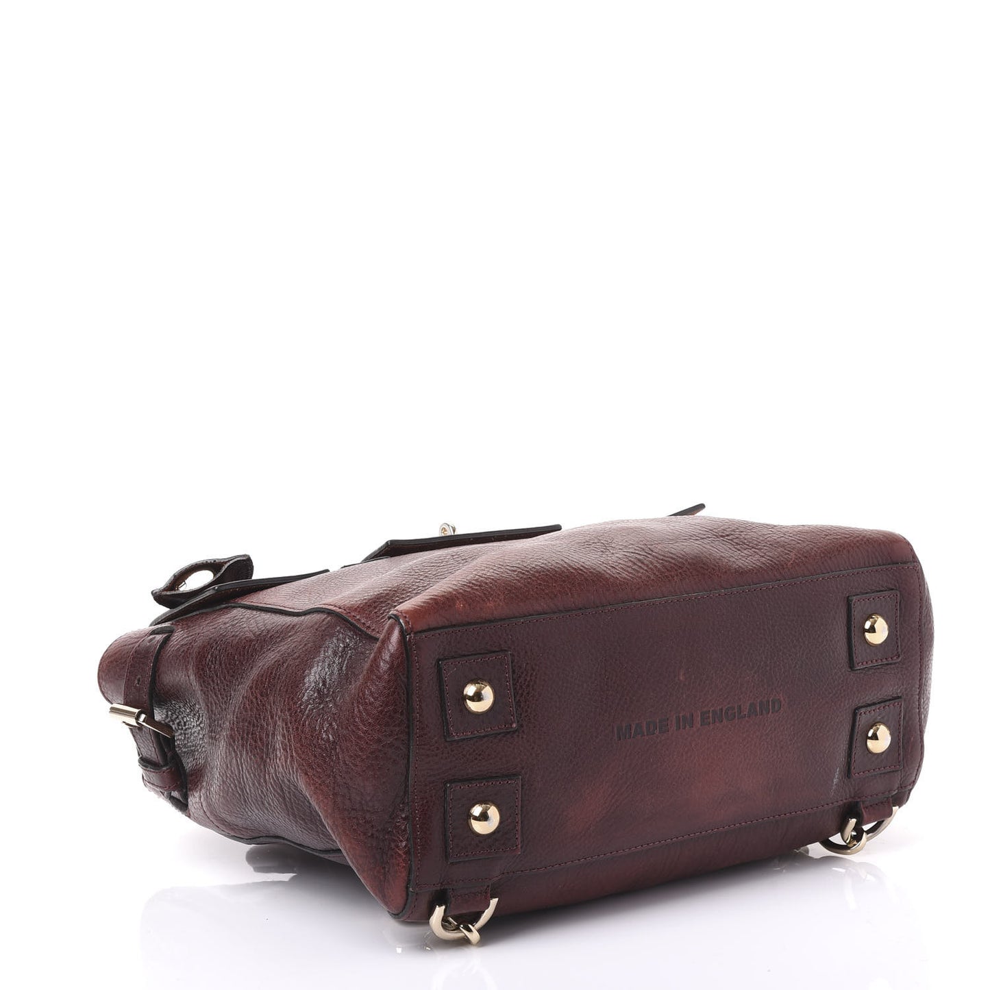 Natural Leather Cara Delevigne Convertible Satchel Oxblood