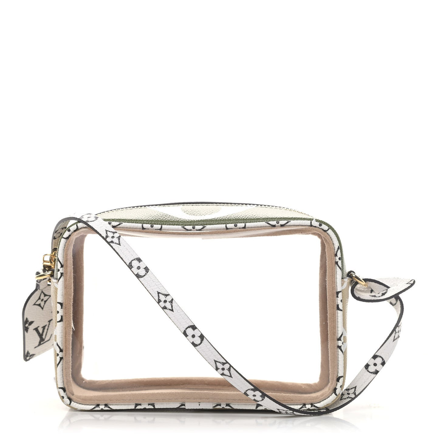 Monogram Giant Beach Pouch Kaki