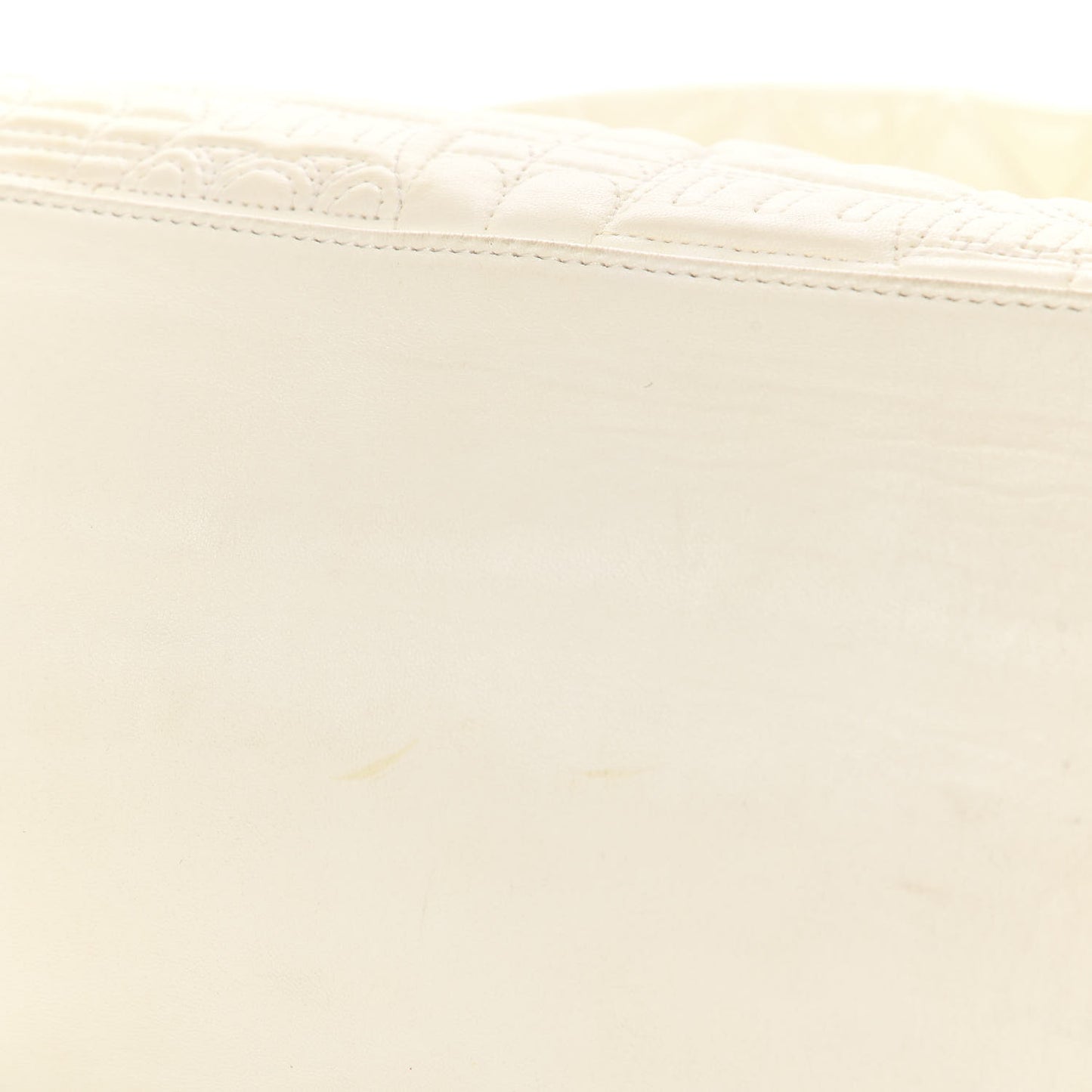 Lambskin Quilted Large Paris Moscou Red Square Bag Beige