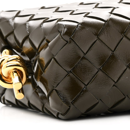 Bottega Veneta Polished Nappa Intrecciato Knot Mini Loop Camera Bag Kaki 8 of 11