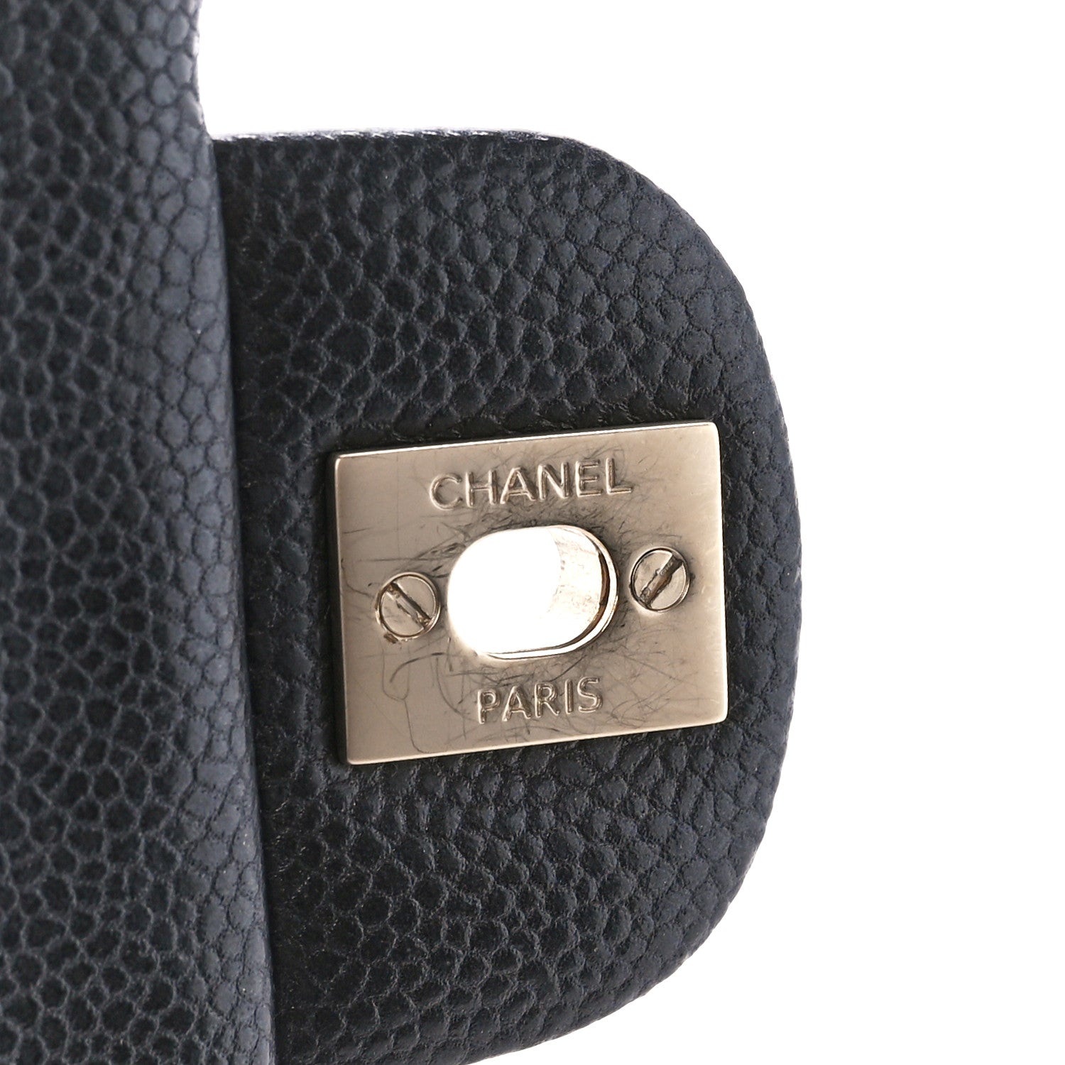 Chanel Iridescent Caviar Quilted Mini Rectangular Flap Charcoal 7 of 12