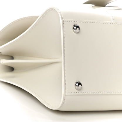 Delvaux Box Calfskin Mini Brillant Satchel Ivory 9 of 13