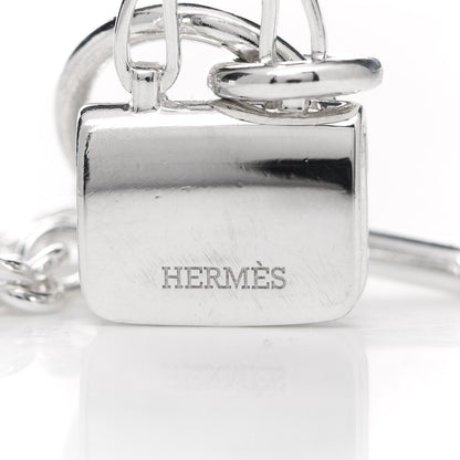 Hermes Sterling Silver Amulettes Constance Bracelet ST 5 of 6