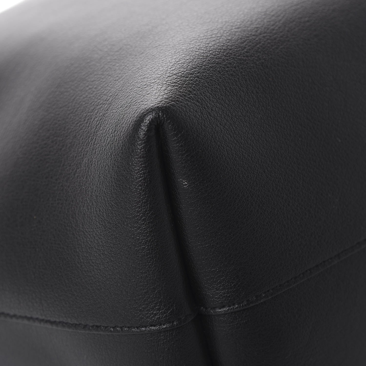 Saint Laurent Calfskin Large Shopping Tote Black 15 of 17
