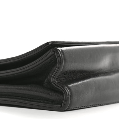 Chanel Lambskin CC Single Flap Black 10 of 15