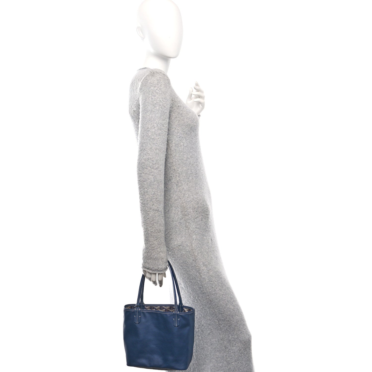 Goyard Goyardine Reversible Mini Anjou Navy 3 of 19