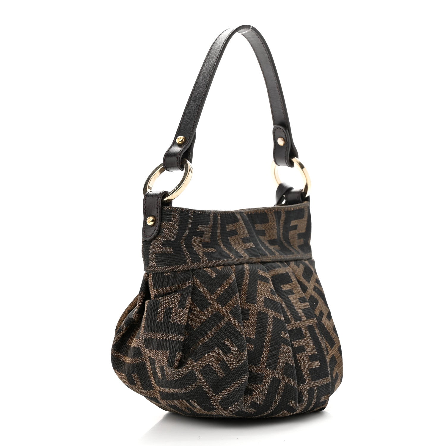 Fendi Zucca Mini Chef Hobo Tobacco 3 of 10
