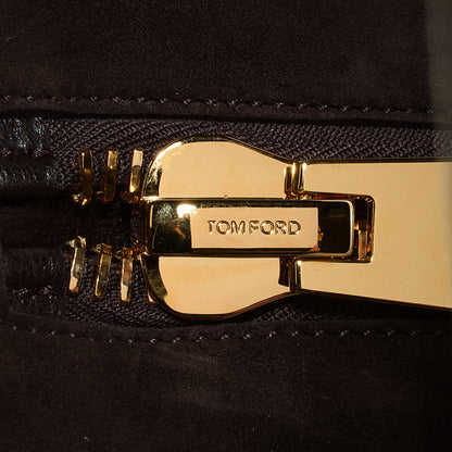 Tom Ford Suede Large Jennifer Bag Dark Brown 10 of 11