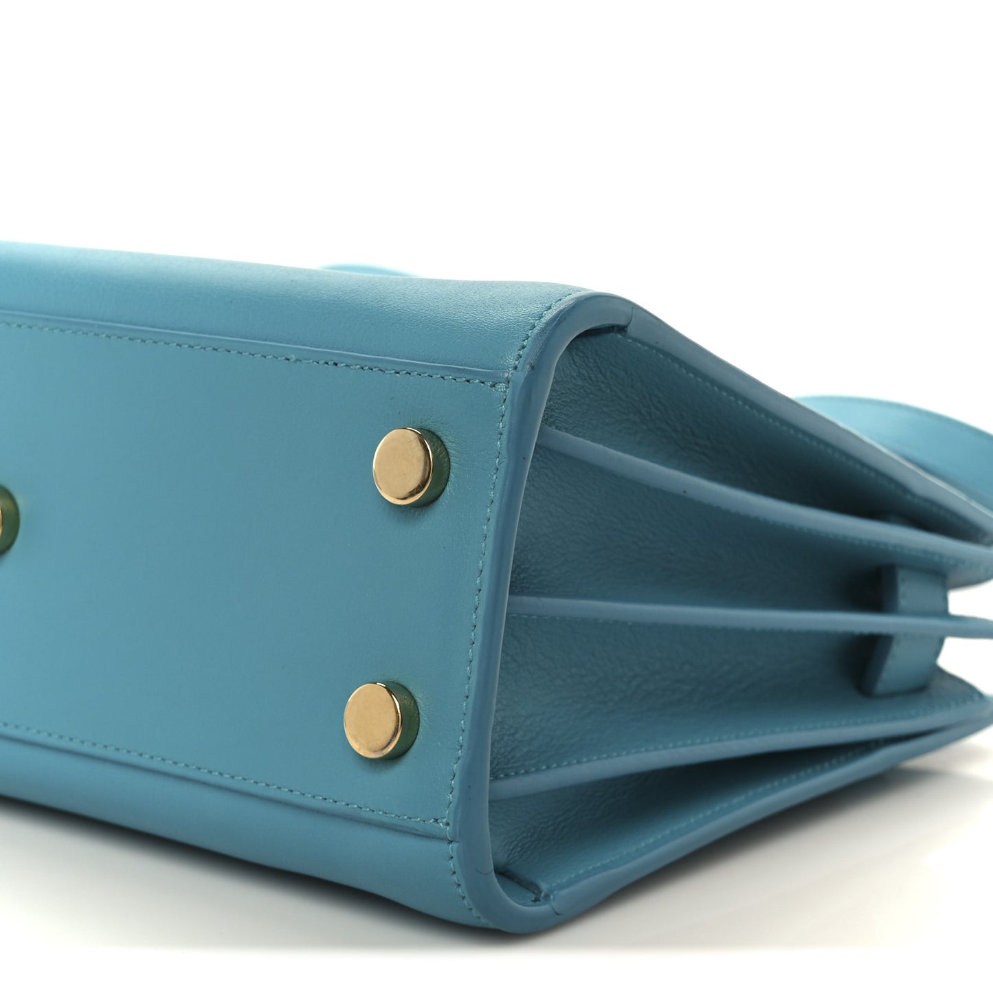 Calfskin Nano Sac De Jour Turquoise