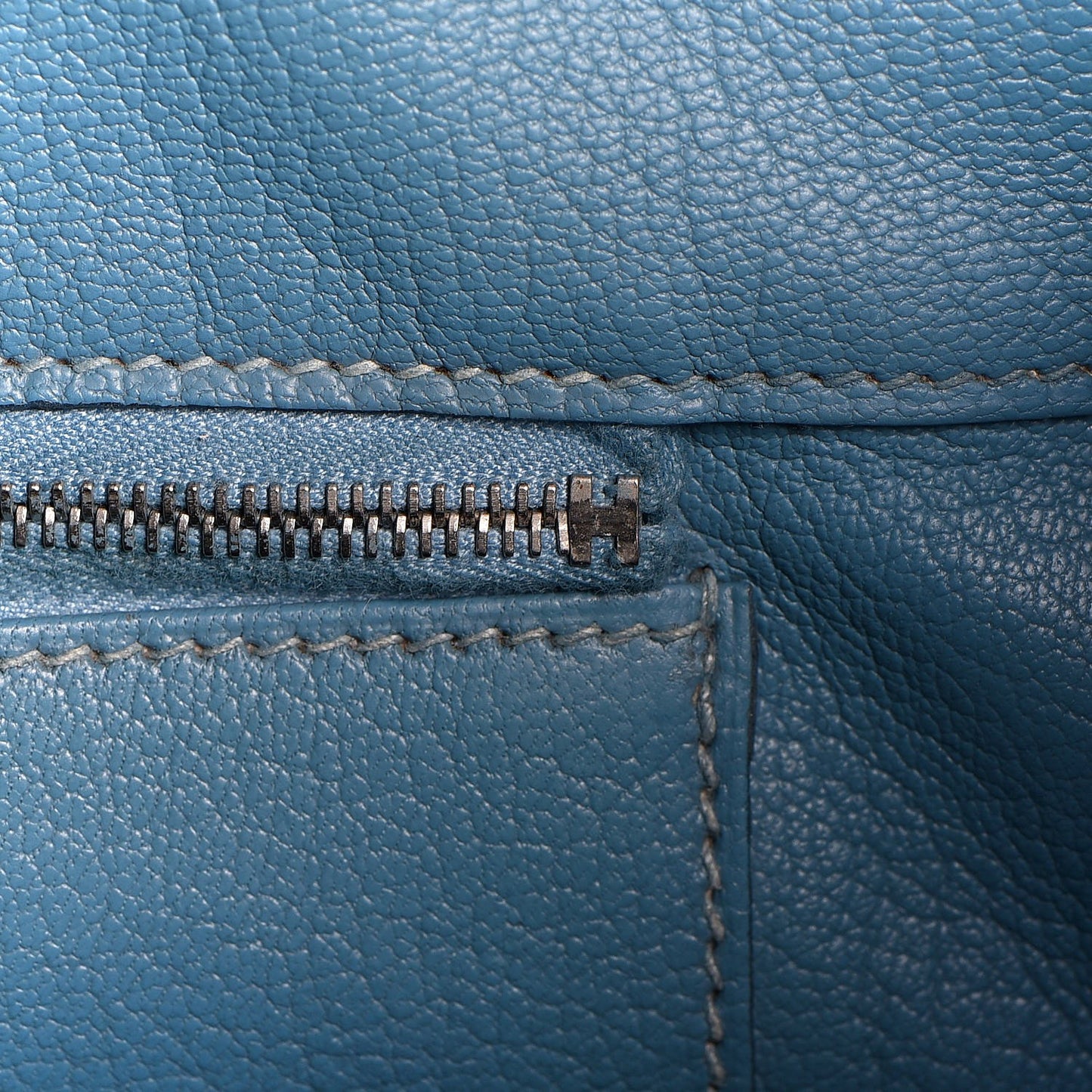 Togo Birkin 35 Blue Jean
