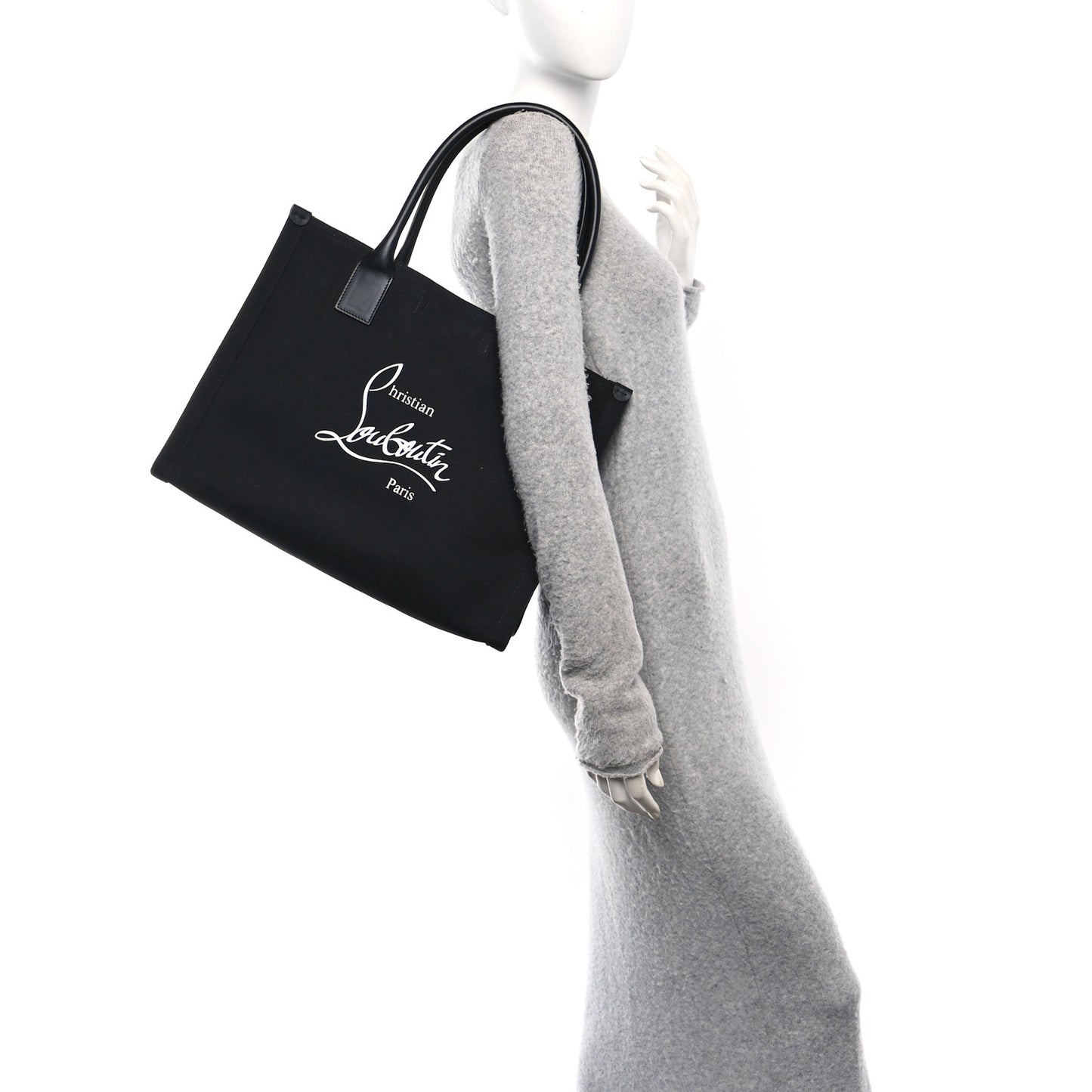 Canvas Nastroloubi Large Tote Black