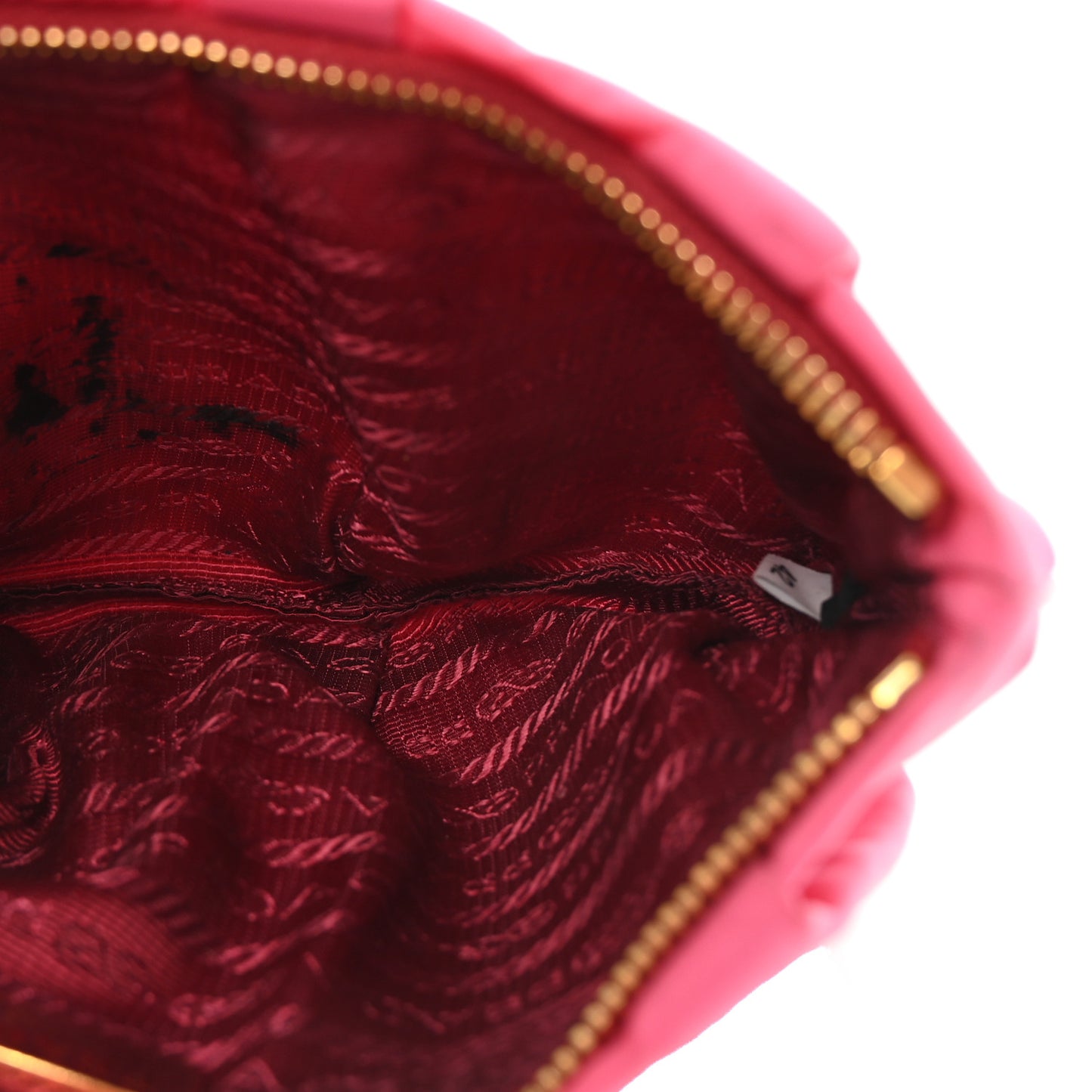 Tessuto Nylon Wristlet Clutch Fuxia