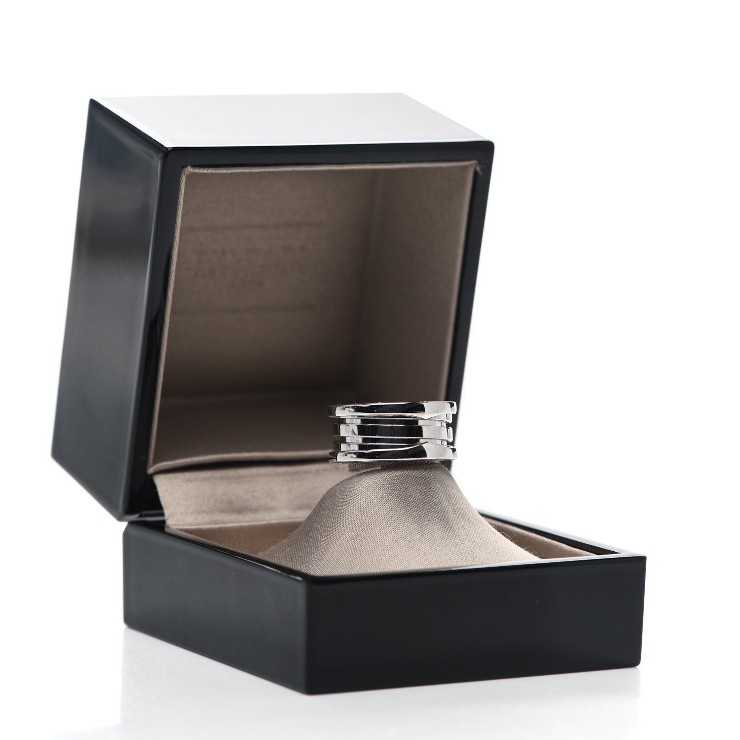 Bulgari 18K White Gold B.Zero1 Three-Band Ring 48 4.5 6 of 6