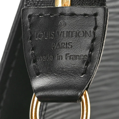 Louis Vuitton Epi Pochette Accessories 24 Black 6 of 9