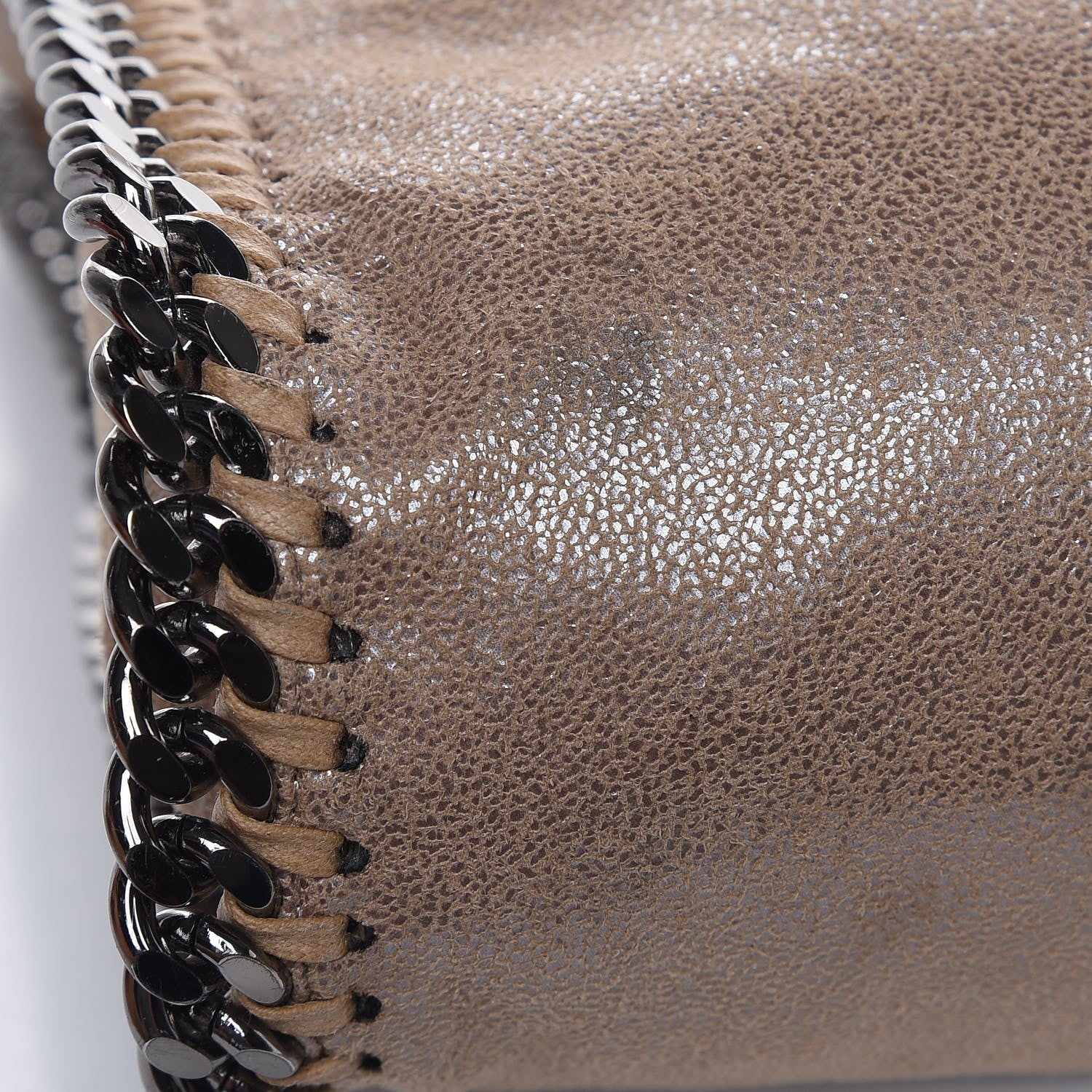Stella McCartney Shaggy Deer Small Falabella Tote Taupe 8 of 9