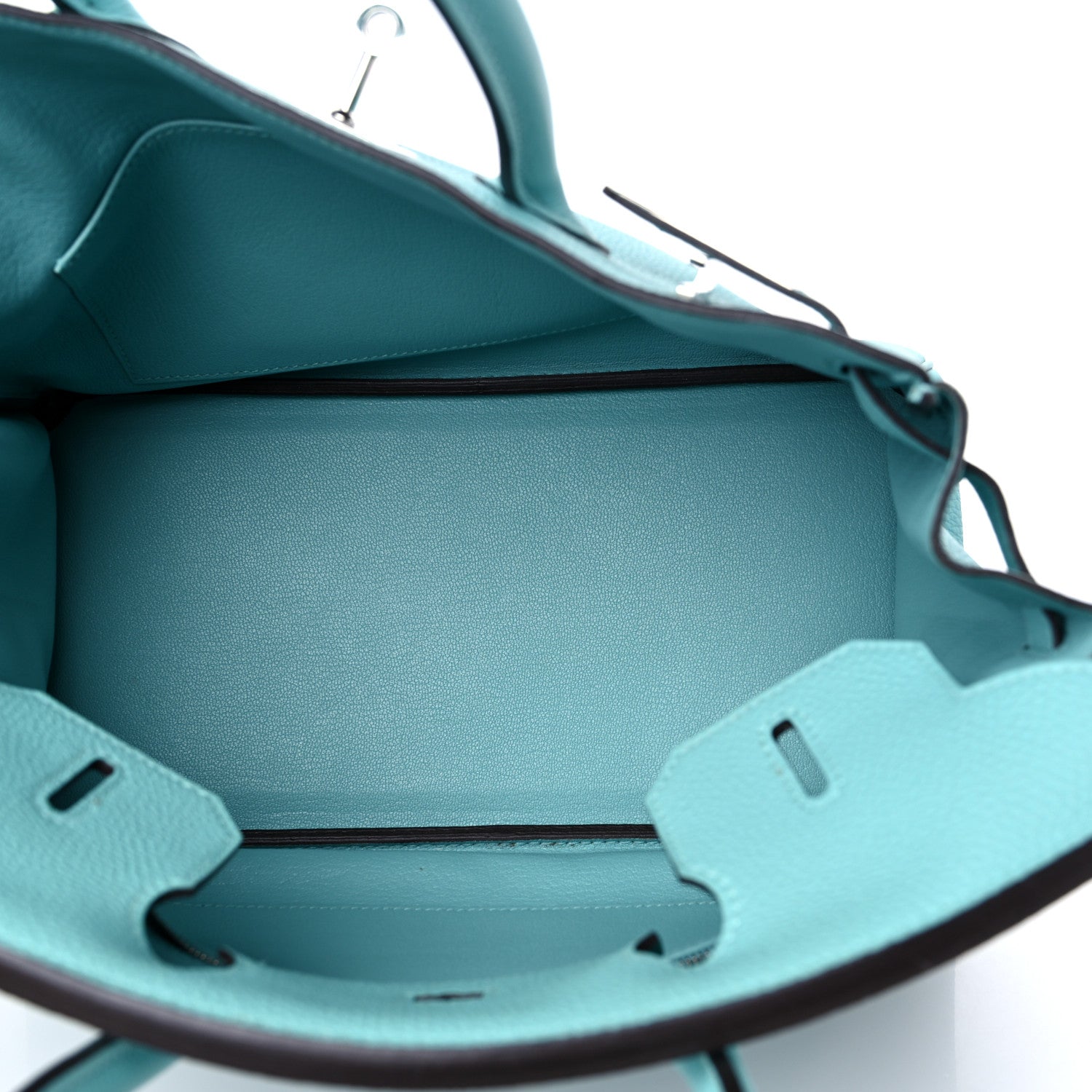 Hermes Togo Birkin 30 Bleu Atoll 6 of 12