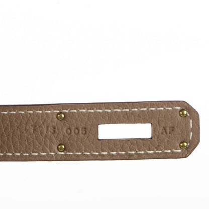 Hermes Togo Kelly Retourne 32 Etoupe 14 of 28