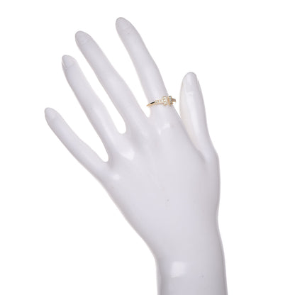 Tiffany 18K Yellow Gold Diamond T Wire Ring 52 6 2 of 4