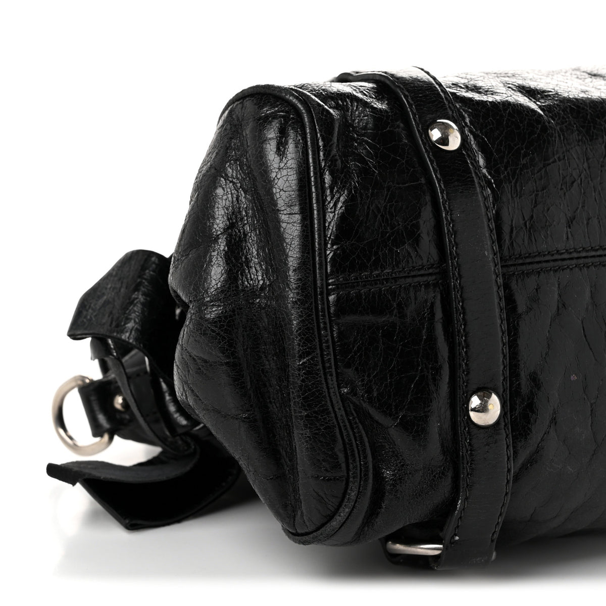 Vitello Lux Mini Bow Bag Black