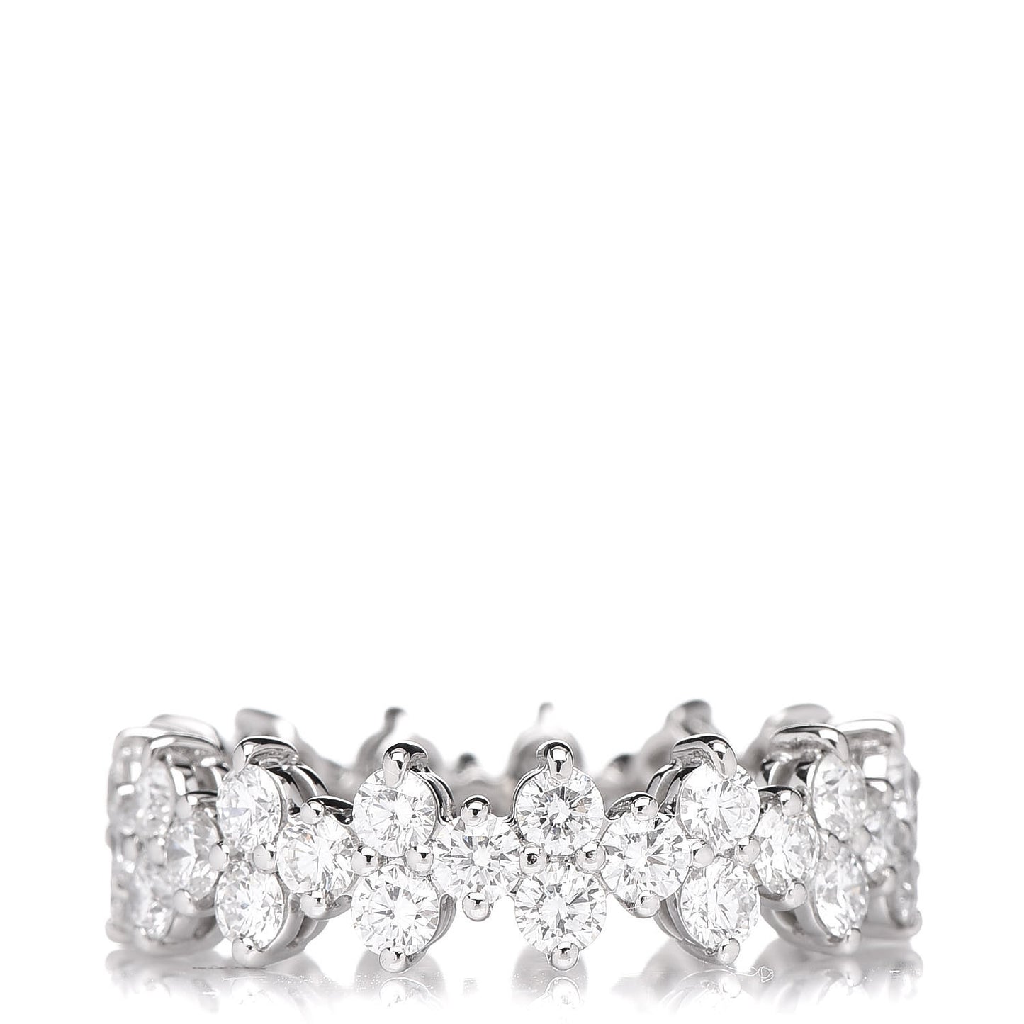 Platinum Diamond Aria Eternity Ring 56 7.25