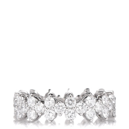 Tiffany Platinum Diamond Aria Eternity Ring 56 7.25 1 of 4