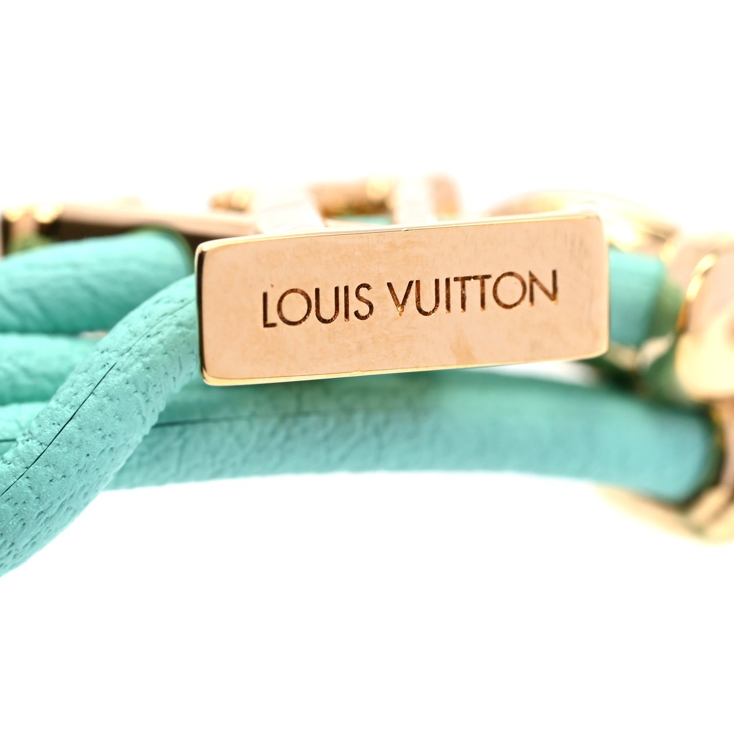 Calfskin Bloom Bracelet Blue