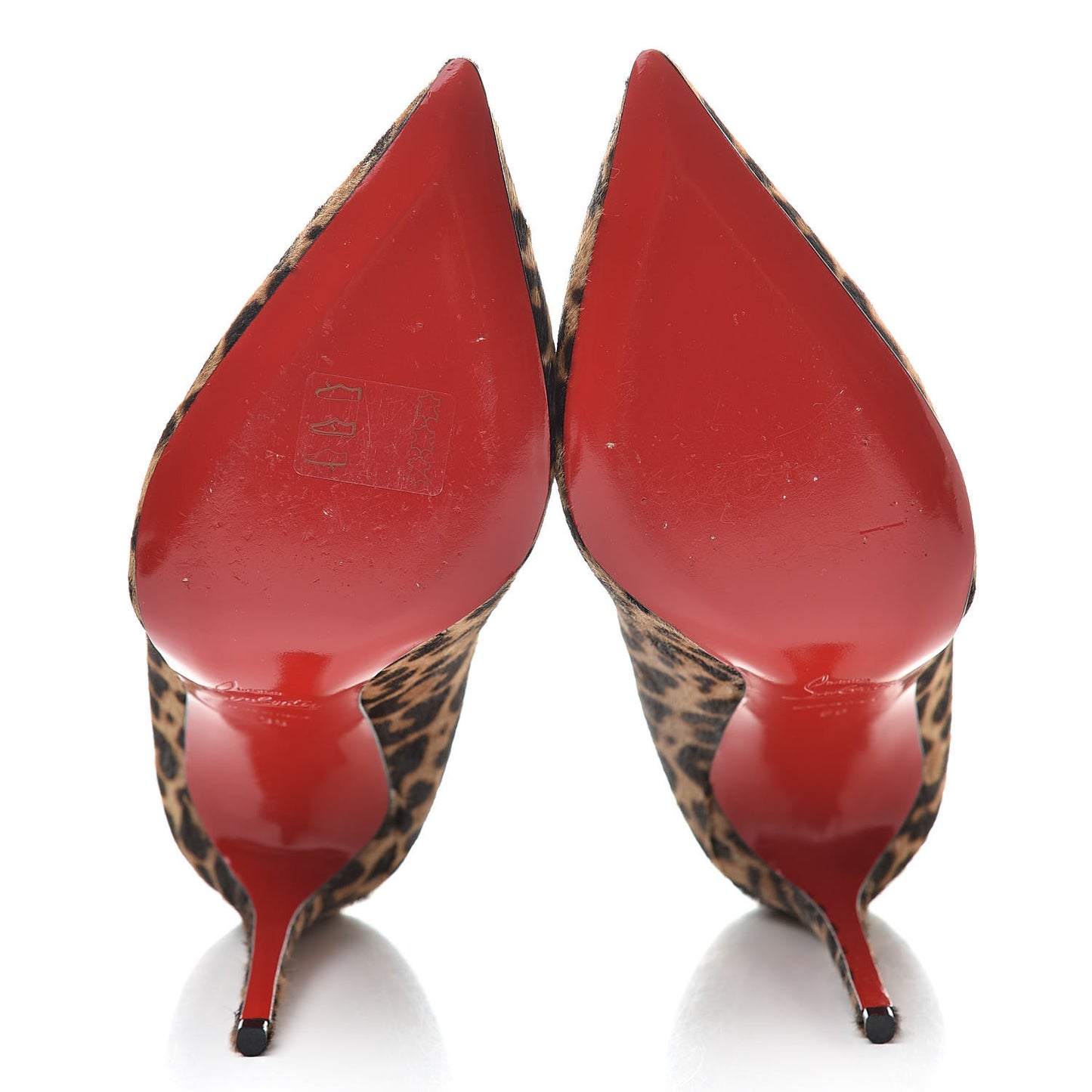 Calf Hair Jaguar Pigalle Follies 100 Pumps 38 Brown