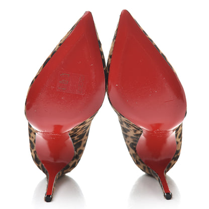 Christian Louboutin Calf Hair Jaguar Pigalle Follies 100 Pumps 38 Brown 5 of 12