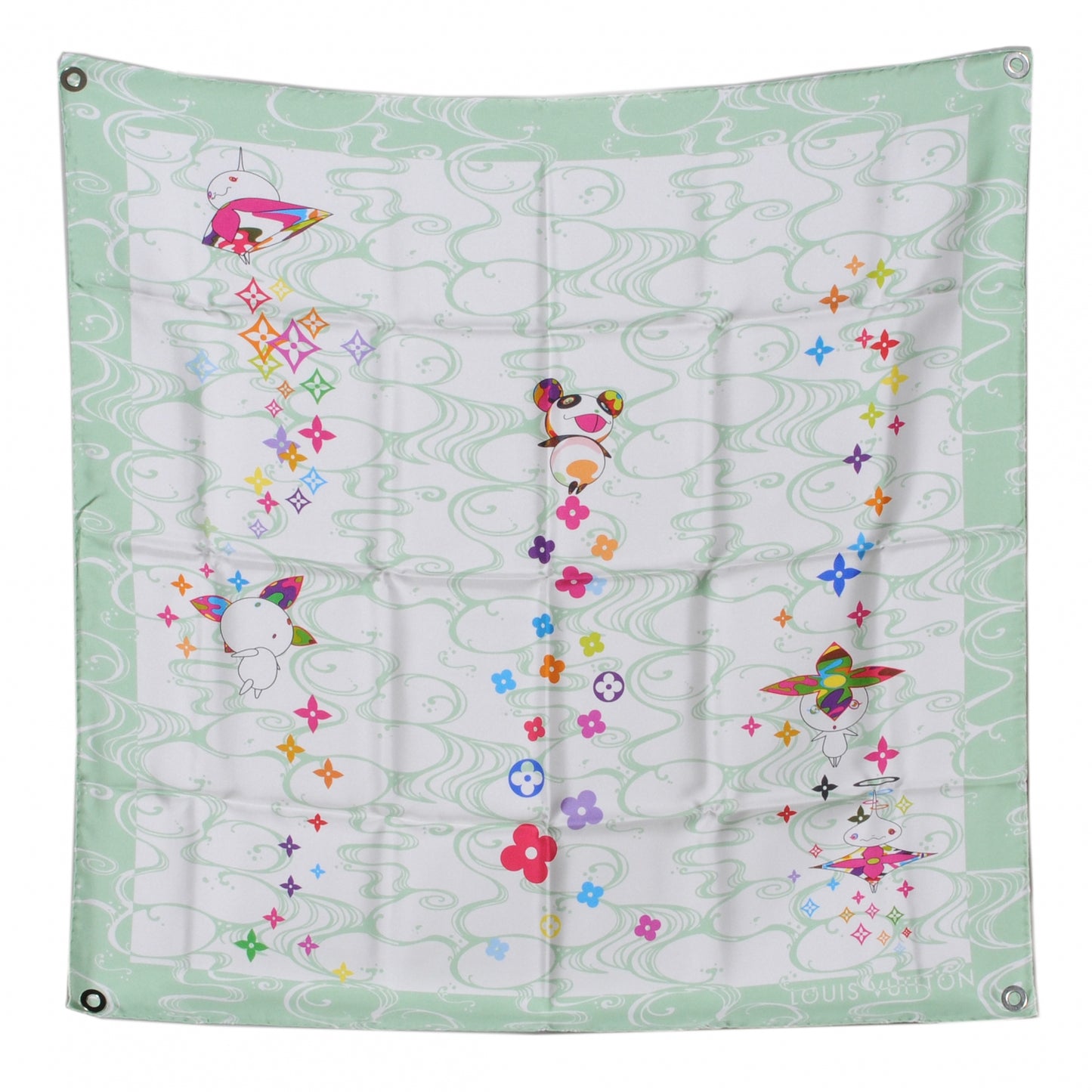 Silk Murakami Multicolor Boyfriend Wave Scarf