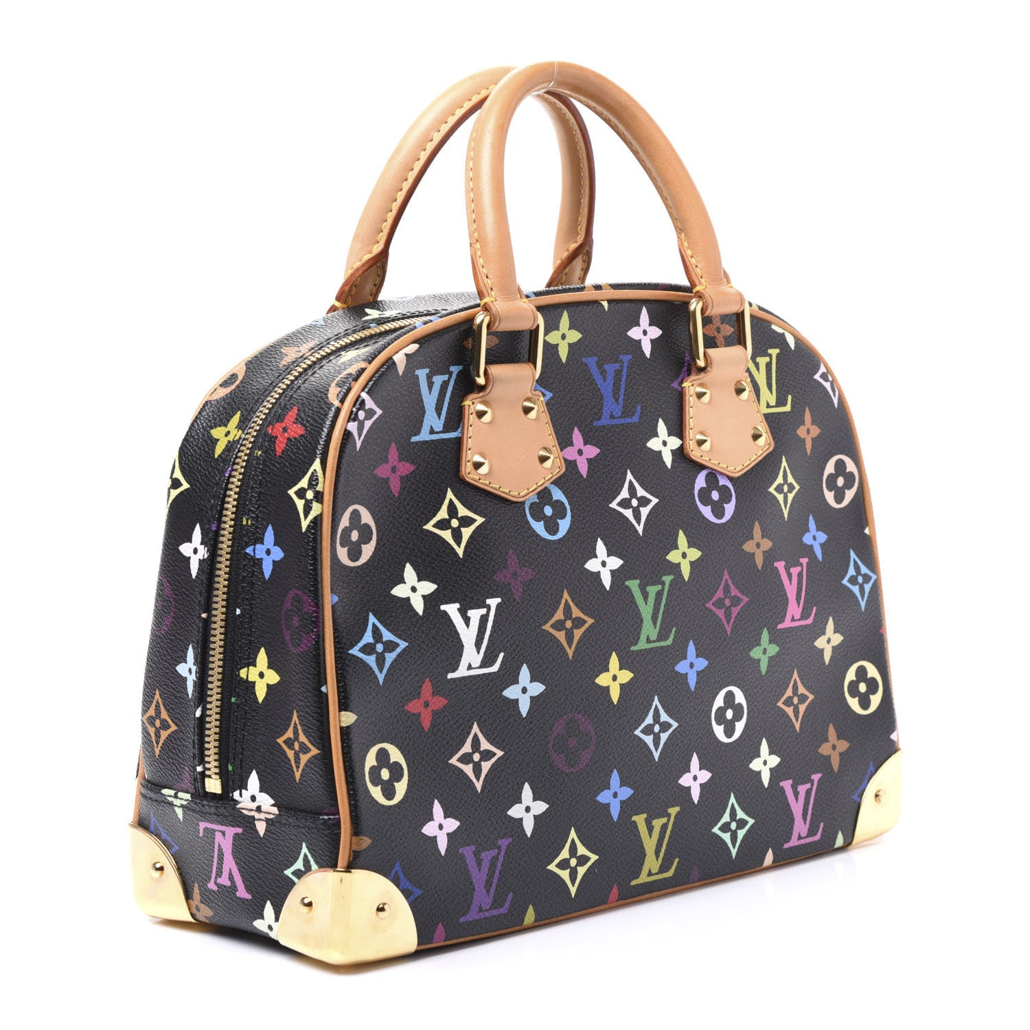 Louis Vuitton Monogram Multicolor Trouville Black 2 of 10