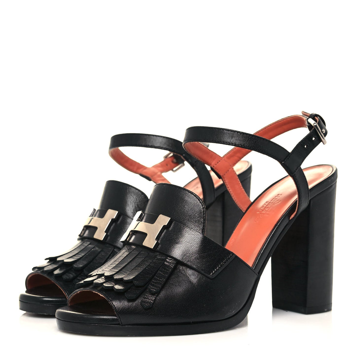 Goatskin Alesia Sandals 37.5 Black